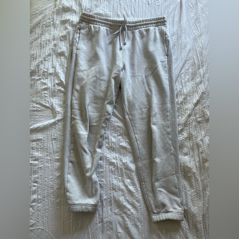 Aritzia TNA Cozy Fleece Gray Sweatpants